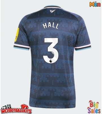 Newcastle United Lewis Hall #3 Replica Away Stadium Shirt 2026-27 Short Sleeve